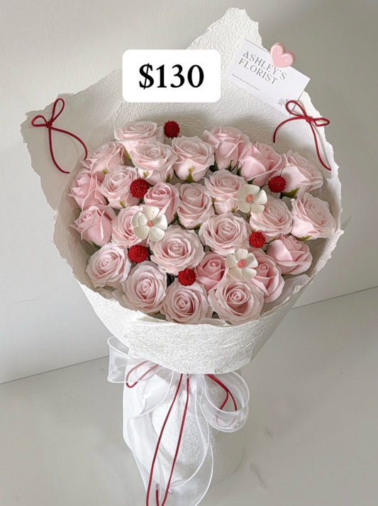Champagne Blush Rose Luxe Bouquet – design reference photo