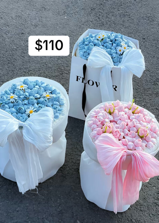 Hydrangea Ribbon Dream Bouquet – design reference photo