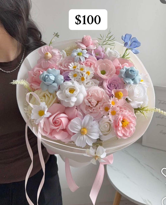 Pastel Confetti Flower Bouquet – design reference photo