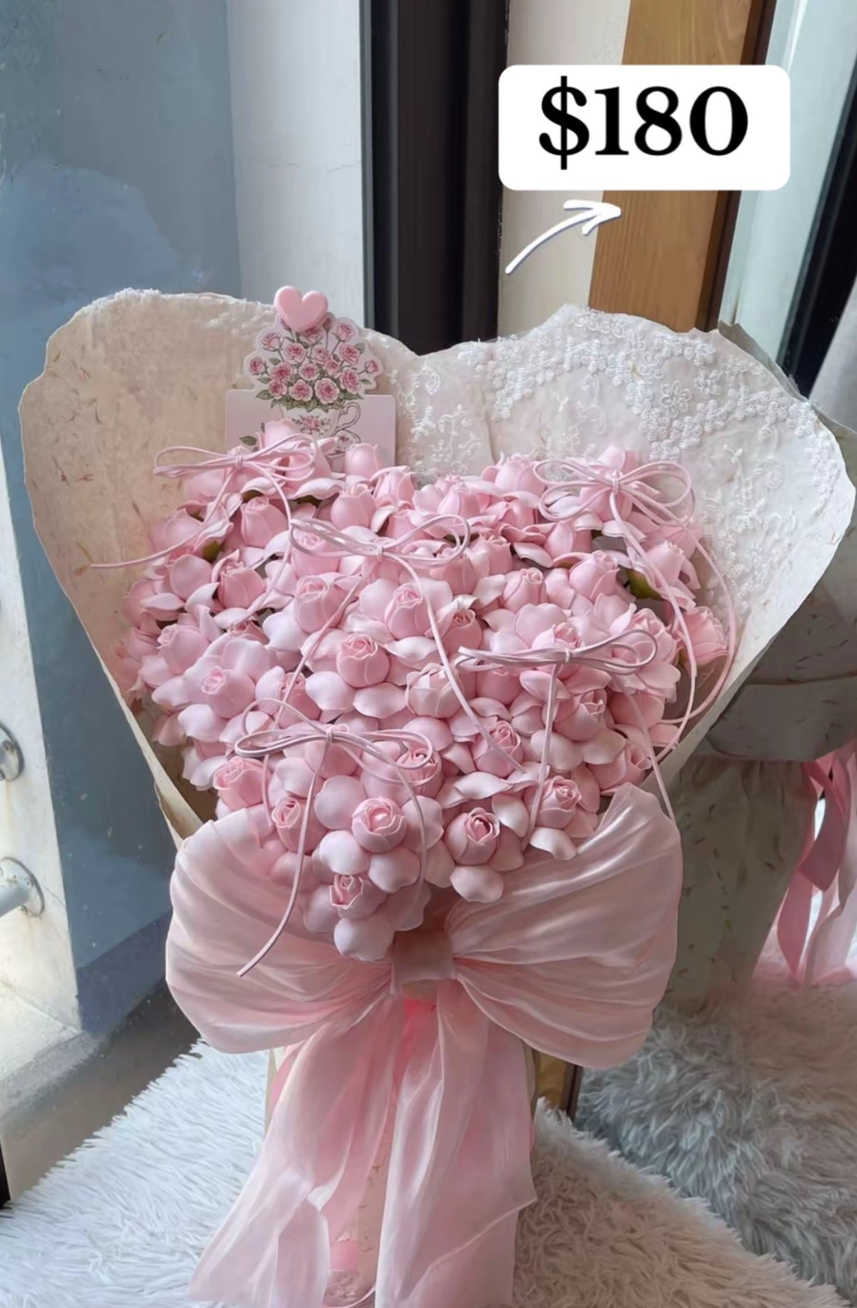 Pink Blossom Princess Bouquet – design reference photo