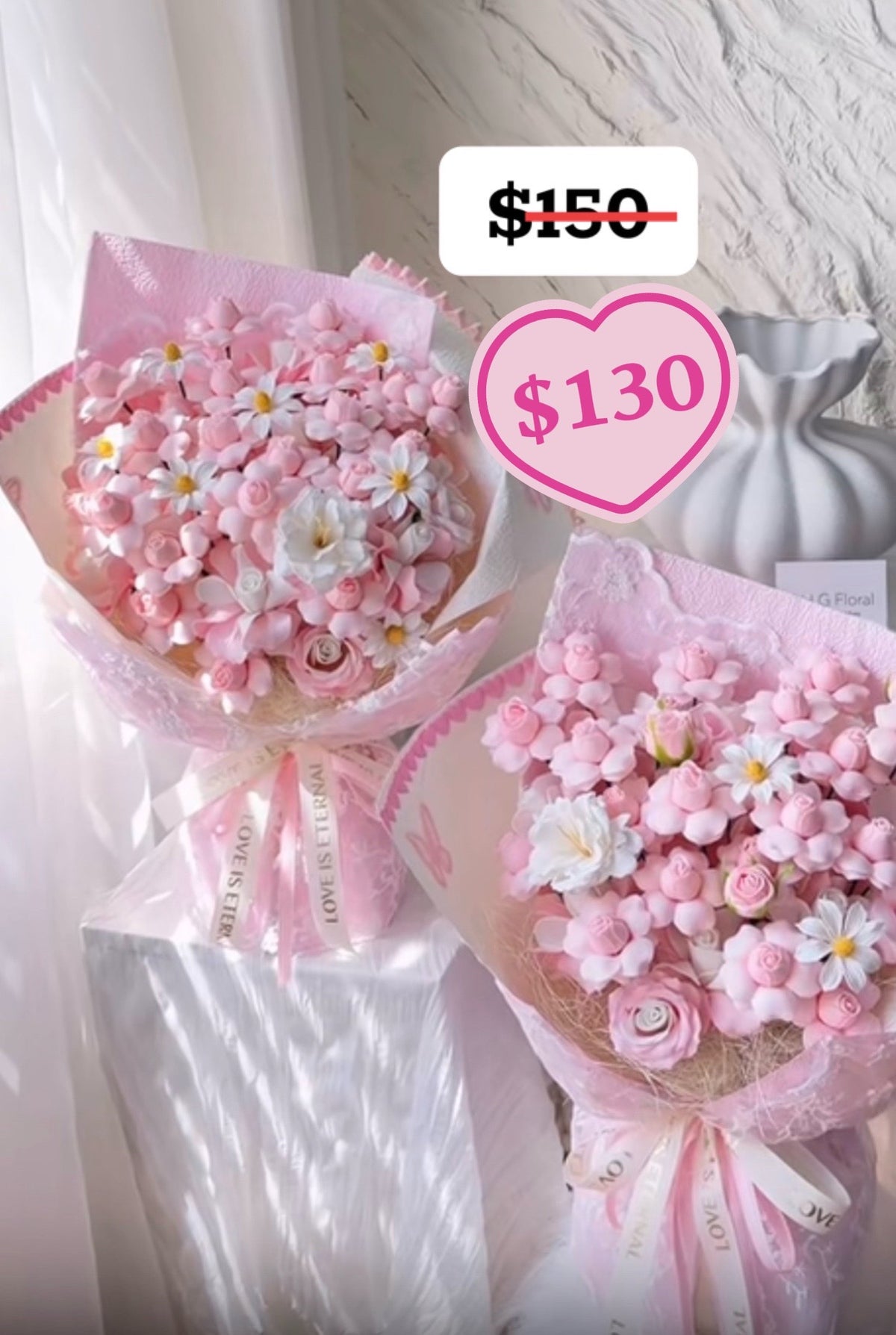 Pink Mini Blossom Celebration Bouquet – design reference photo