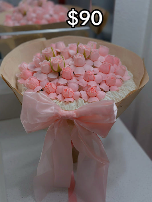 Pink Tulip Cloud Bouquet – design reference photo