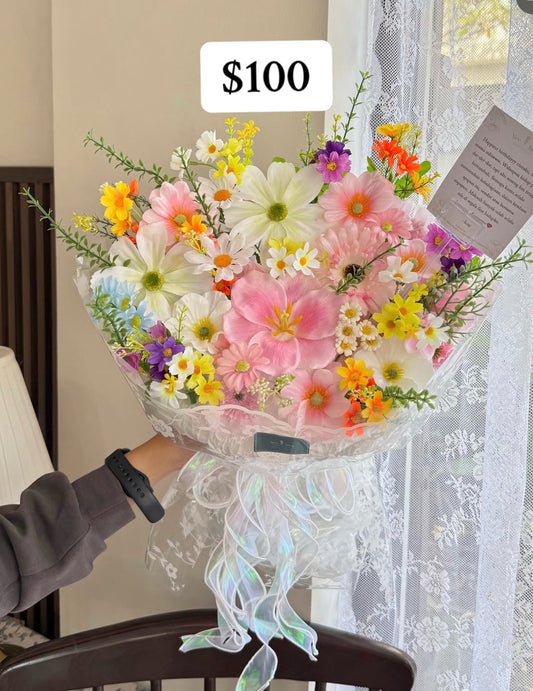 Sunlit Daisy Meadow Bouquet – design reference photo