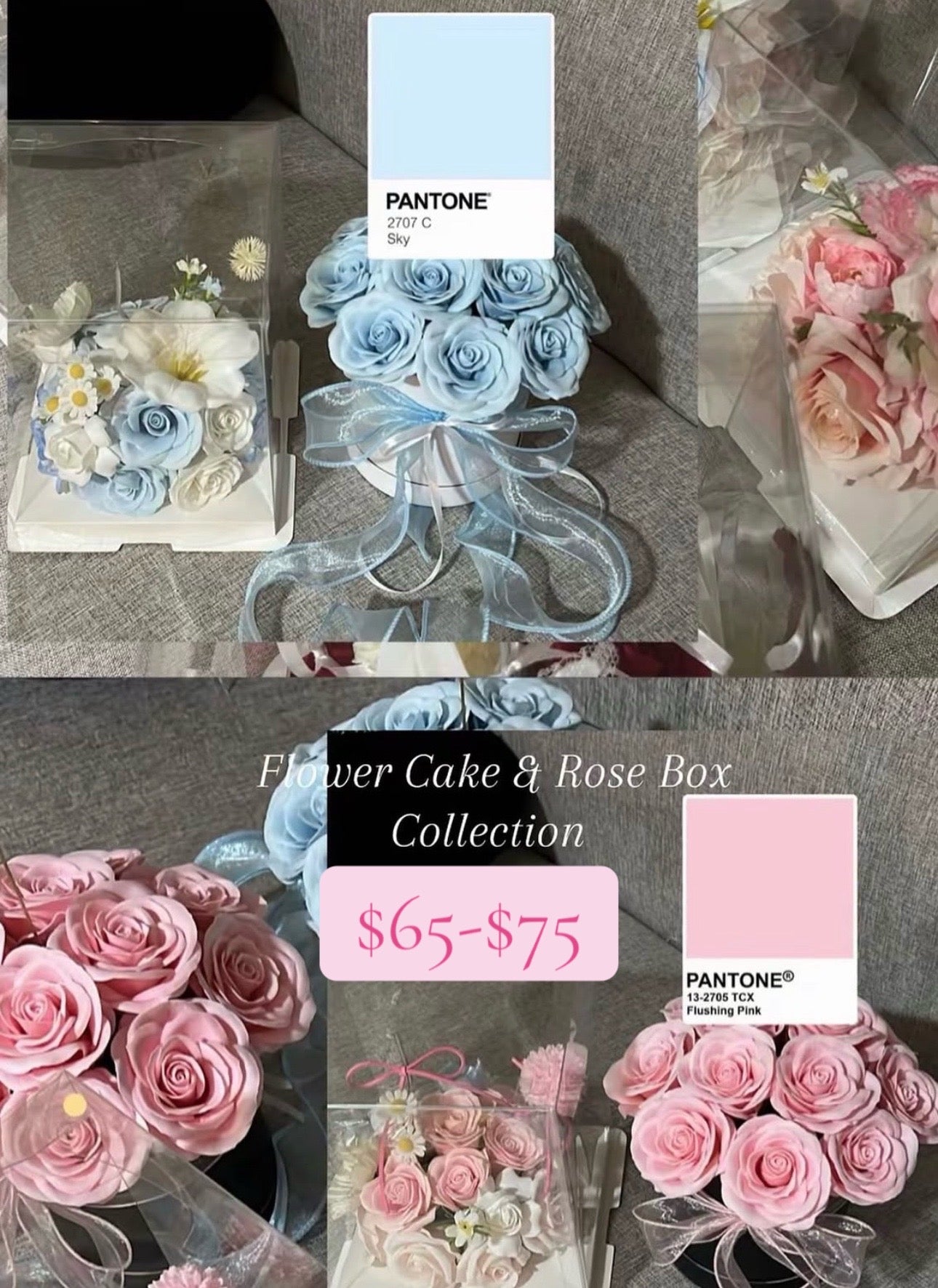 Flower gift boxes